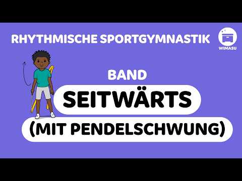 Rhythmic Gymnastics in P.E. Class – Sideways Ribbon Passing with Pendulum Swing