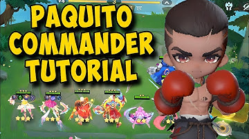 🔥 PAQUITO  COMMANDER TUTORIAL ❗️NEW UPDATE || MAGIC CHESS GO GO