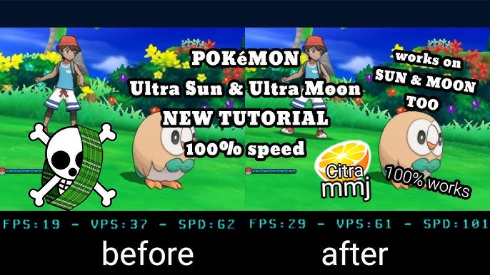 Pokemon Ultra Sun Update 1.2 ROM for Citra 3DS Emulator em 2023