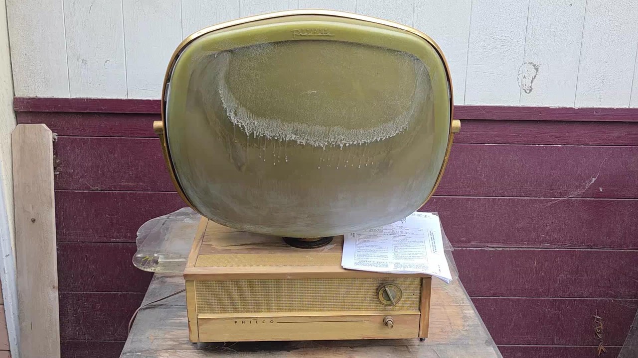 1959 Philco Predicta Holiday TV Restore Bringing Back To Life Again