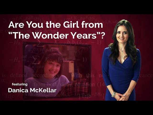 Danica McKellar: Are You the Girl from The Wonder Years? class=