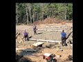 Footing pour. #footing #carpentry #carpentersareadyingbreed #wheel #barrow