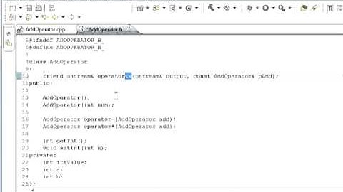 C++ Programming 31, Polymorphism : Operator Overloading 3 using friend non member