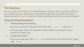 How to Filter Python Lists to Extract URLs Based on Specific Criteria