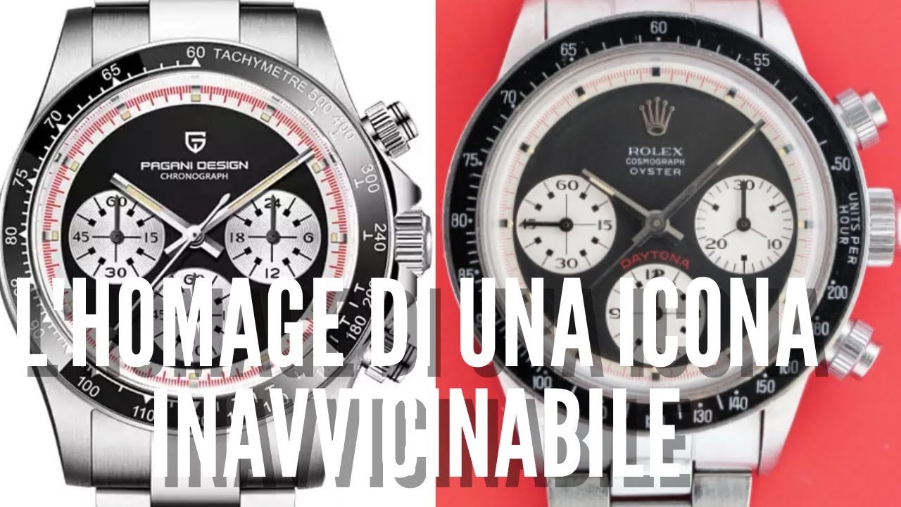 Il Rolex Paul Newman Per Tutti Pagani Design PD 1676 YouTube