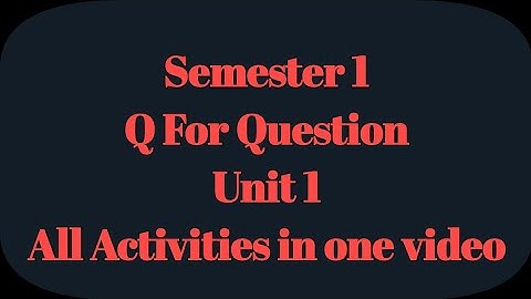 Q for Question | English Standard 8 Unit 1| Semester 1|Learn  English | Know About Sunita Williams
