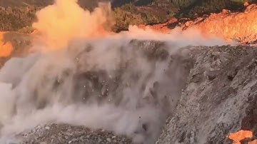CO2 rock blasting system
