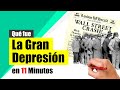 ¿Qué fue la GRAN DEPRESIÓN de 1929? - Resumen | Contexto, causas y consecuencias.