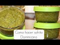 Como hacer sofrito dominicano  facil y rapido ros emely