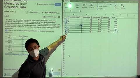 MATH 1342 - 3.3 - Measures from Grouped Data