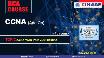 CCNA-VLAN-Inter VLAN Routing, BCA-AKU-4th Sem, 2019-2022, 29.5.2021 by Murali Sir- CIMAGE