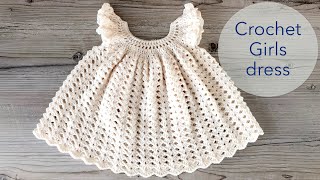 Crochet girls dress Brigitte (2 year)  - free crochet pattern (ASMR) screenshot 5