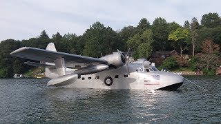 1951 Grumman Albatross N7026C lands in Candlewood Lake!!  8/28/2017