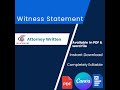 Witness Statement Template | How to Write a Legal Statement for Court (Word &amp; PDF Download)