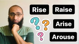 تعلم اللغة الانجليزية | الفرق بين | Raise Rise Raze Race Rouse Arise Arouse Erase | تحدي تعرفهم