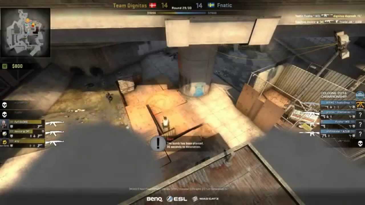 CS:GO olofmeister burning defuse - YouTube