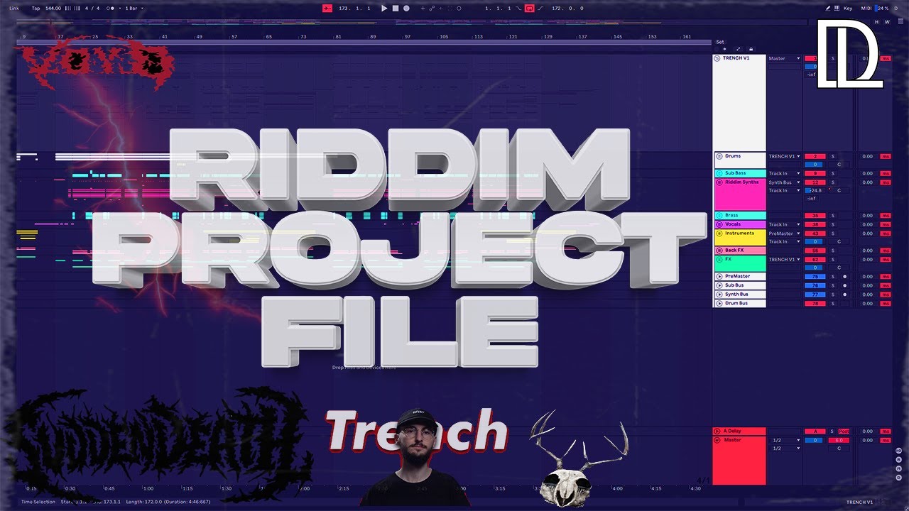 TRENCH | RIDDIM DUBSTEP ABLETON PROJECT FILE | SAMPLE PACK | RACKS ...