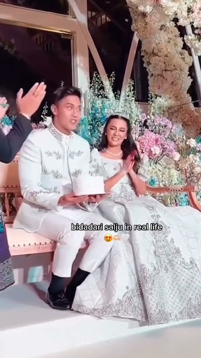 Bidadari Salju in real life #adamlee #sweetqismina #happywedding