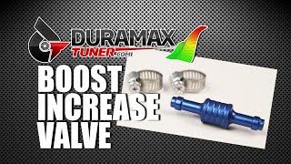 Boost Increase Valve - LB7 MUST!