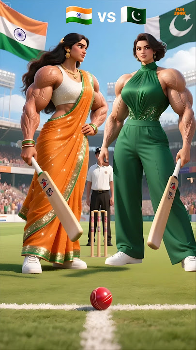 AI Cricket Final: India vs Pakistan Women's Match (Fictional) #ai #india #pakistan