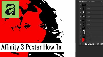 AFFINITY 3 BASIC Poster Design Image Trace Tutorial