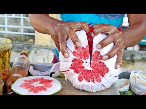 Masala Jambura (Pomelo Fruit/Grapefruits) | Bangladeshi Street Food