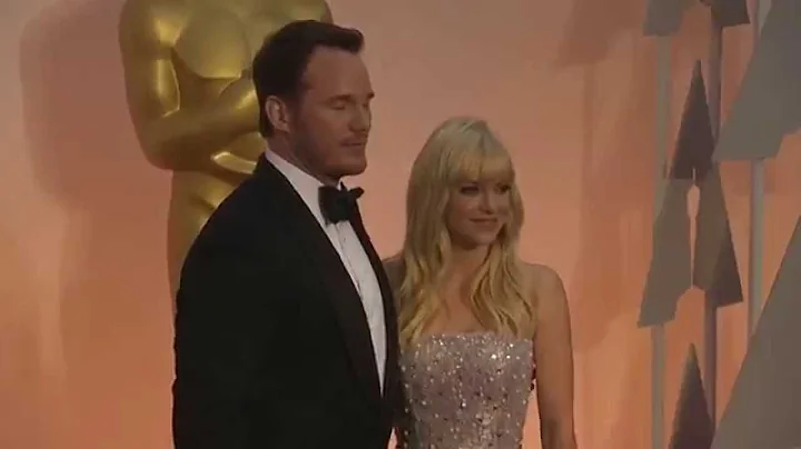 Oscars: Chris Pratt and Anna Faris Red Carpet Fash...