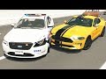 High Speed Police Chases #21 - BeamNG drive