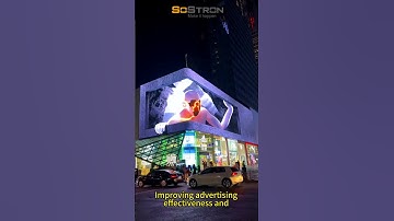 The application advantage of 3D LED display in advertising!  #led #3d  #leddisplay