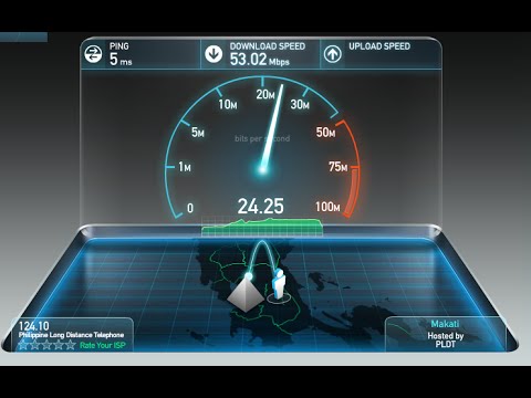 upload and download speed test