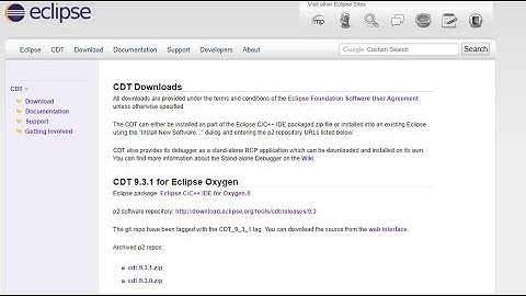 Eclipse CDT installation (C++)