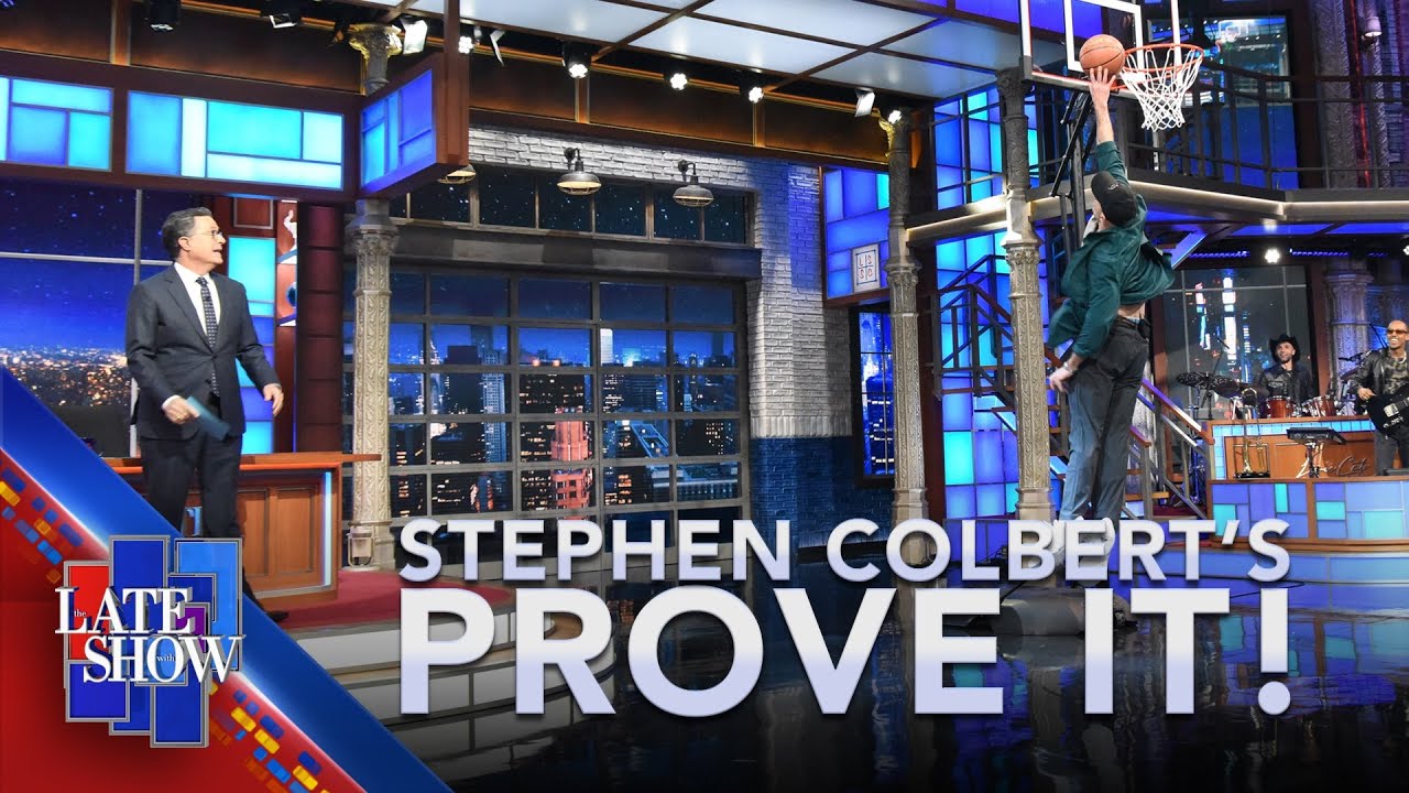 Stephen Colbert's "Prove It" - Can Asher Perlman Dunk? Episode 2