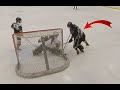 Hockey fight timberwolves vs jaguar