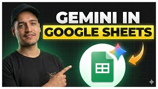 How to Use Gemini in Google Sheets - 8 Ways to Use AI for Data Analysis | Full Tutorial in Hindi