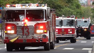District of Columbia Fire & EMS Foam Unit 1, Foam Unit 2, Twin Agent Unit 1 & Engine 13 Responding