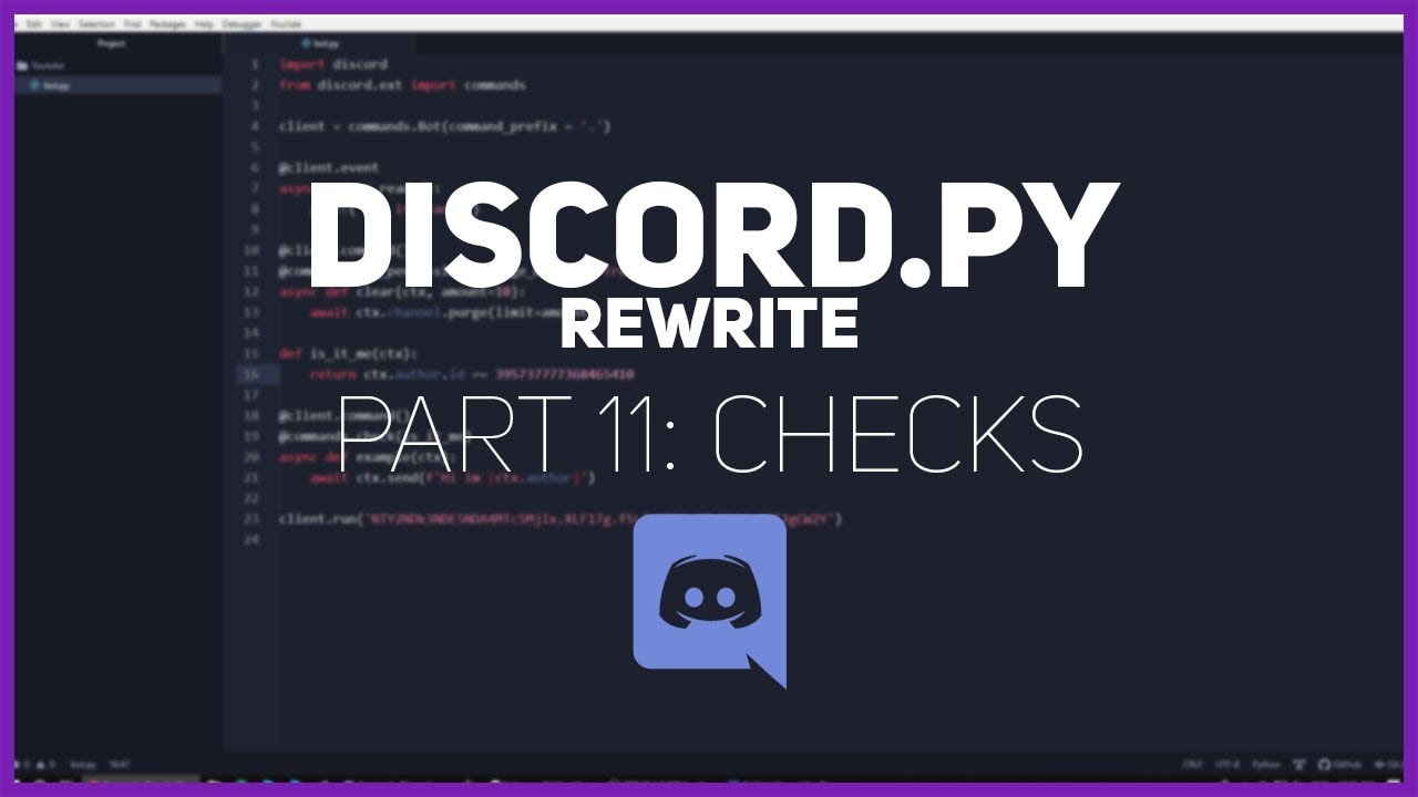 Python: Making A Discord Bot (Part 11: Checks)