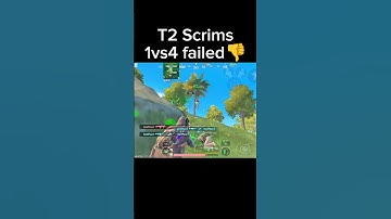 💔 T2 Scrims 1v4 Fail | BGMI Sad Clutch Moment 😭