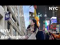 A day of a life as a student at nyu washington featnew york cityjanuary term