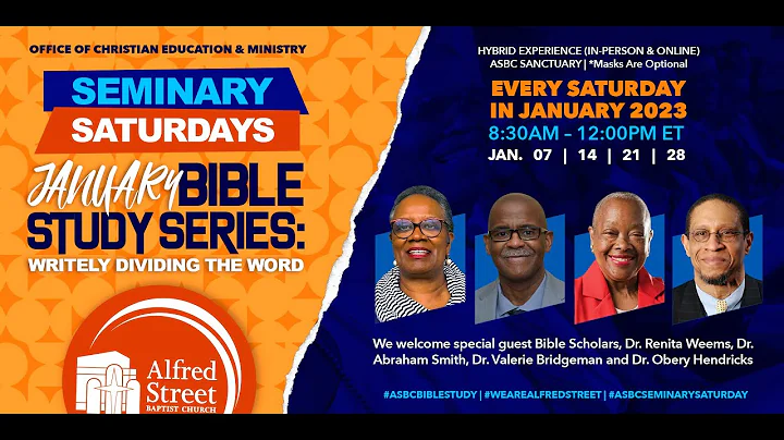 Alfred Street Baptist Church Live Saturday Bible S...