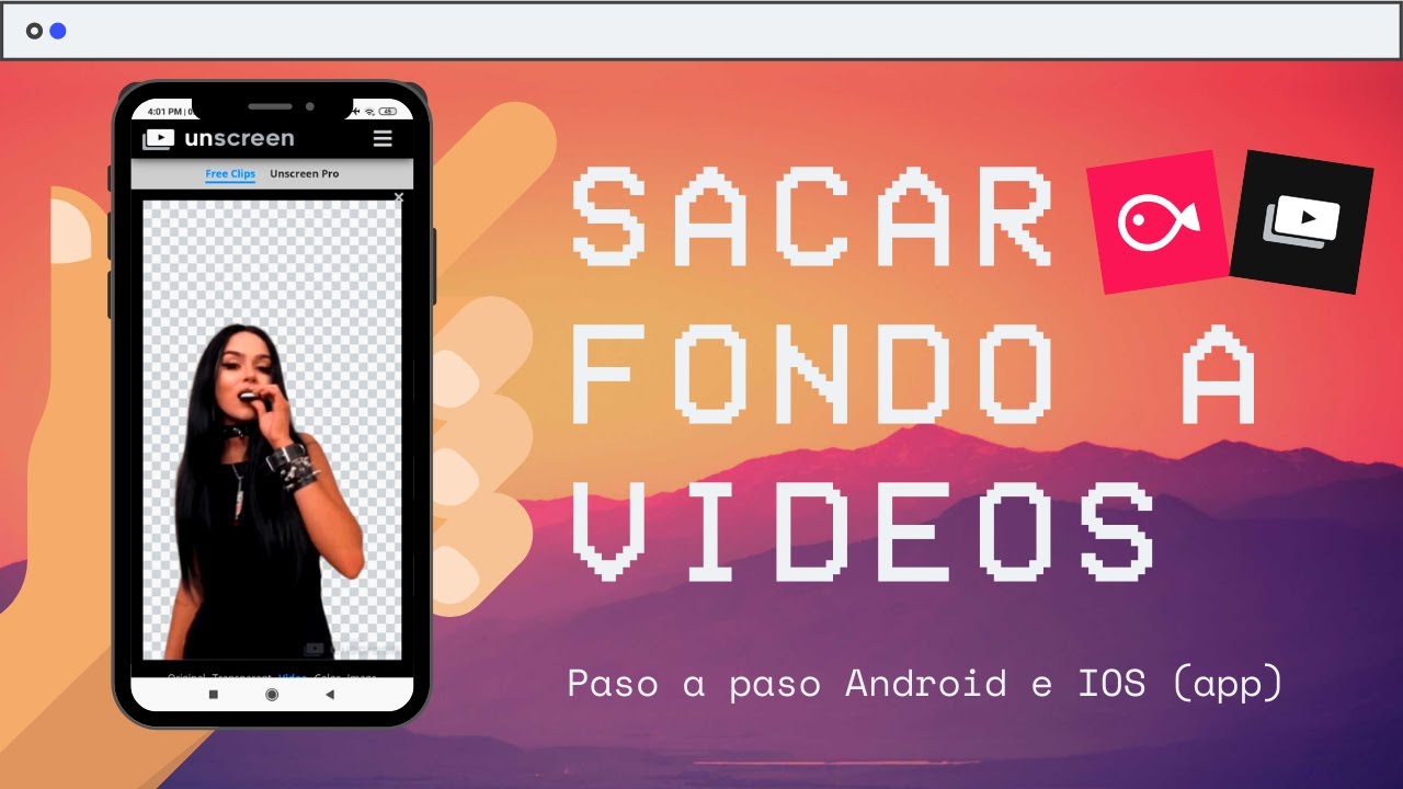 CÓMO QUITAR FONDO A CUALQUIER VIDEO DESDE ANDROID O COMPUTADORA EN UN CLICK  - YouTube