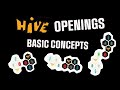 How to play hive openings  basic concepts