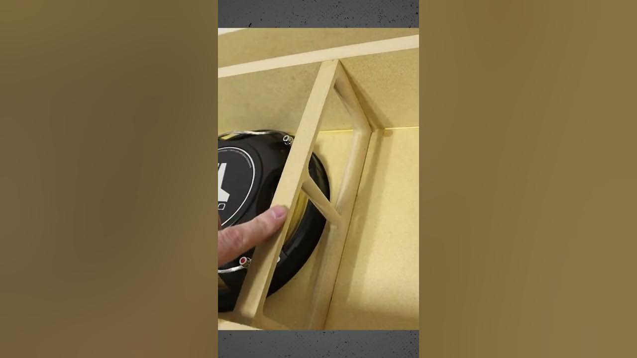 Subwoofer Box Build Tips! #shorts
