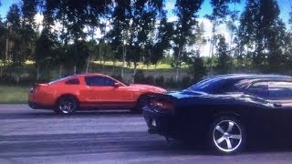 Dodge Challenger SRT8 vs Ford Shelby GT500 Compressor