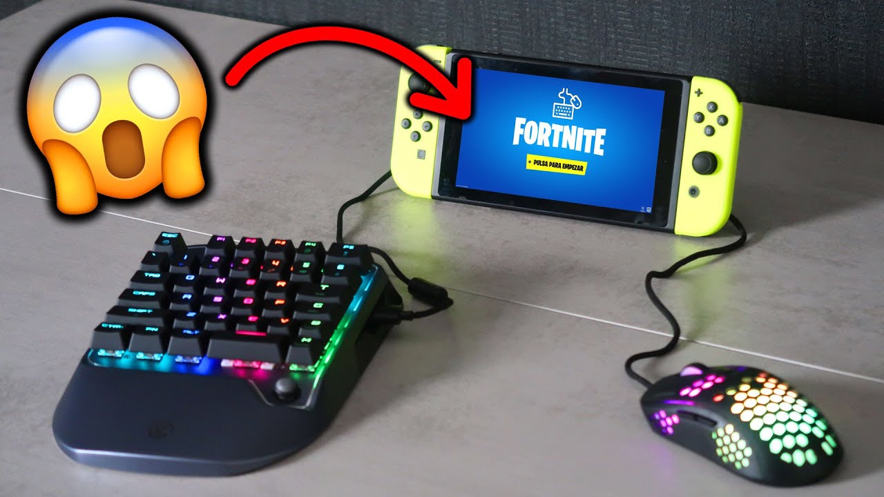 el NUEVO TECLADO Y RATÓN para Nintendo SWITCH 2020 😱 ¡FUNCIONA con todos  los juegos! 