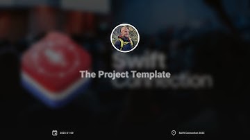 Swift Connection 2023 - Krzysztof Zabłocki - The Project Template