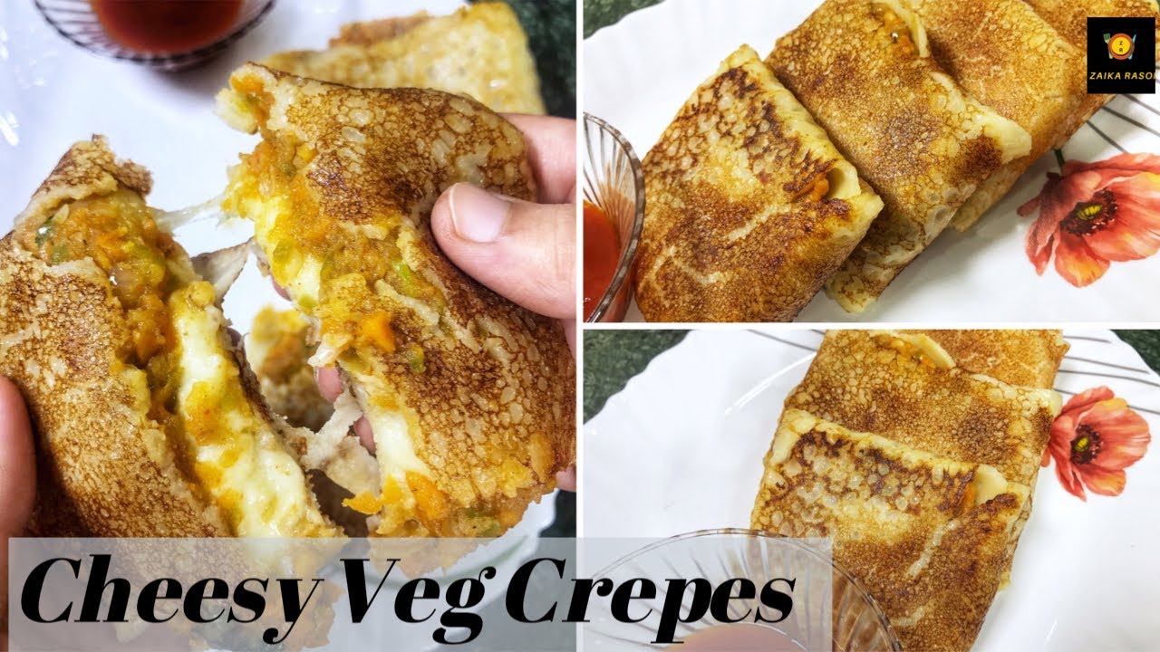 Multigrain crepe filled with spicy mashed potatoes