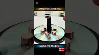 Magnetic Levitation Trick – DIY Floating Disc That Spins Forever!