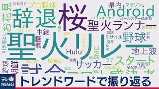 「聖火リレー」「桜」「Android」などが話題…先週何に