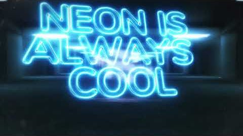 Cinematic Neon Opener for After Effects 2023