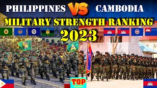 Cambodia VS Philippines 2023 Military Strength Ranking #cambodia #philippines  #ranking #war